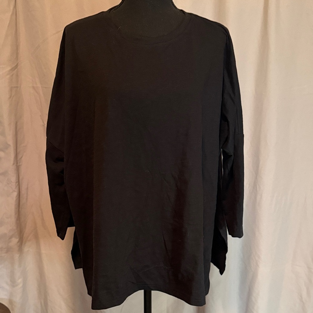 Mersea Black Drop Sleeve Tunic